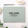 Personalised Wedding Linen Guest Book Couple Surname, thumbnail 1 of 11