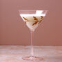 G Decor Set Of Four Wild Vine Hand Painted Martini Glasses Inspired By Nature, thumbnail 4 of 5