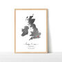 UK Engagement Map Print, thumbnail 6 of 10