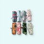 Cotton Jewellery Roll | Coral Pink And White Floral, thumbnail 4 of 6