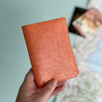 City Map Personalised Passport Cover Holder, 7 of 9