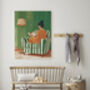 Female Book Portrait Art Print, thumbnail 3 of 4