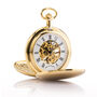 Double Hunter Mechanical Pocket Watch – Gold Plated, thumbnail 3 of 4