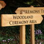 Country Lane Wooden Wedding Event Signs, thumbnail 8 of 12