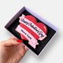 Personalised Banner Love Heart Valentine's Iced Cookie Letterbox Friendly Gift, thumbnail 3 of 10