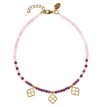 Marrakesh Sunrise Garnet Anklet, 3 of 7