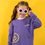 Children's Personalised Scribble Smiley Sweatshirt, thumbnail 7 of 12