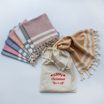 Personalised Tea Towel, Kitchen Towel, Christmas Gift For Nanny, 9 of 11