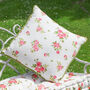 Helmsley Blush Large Floral Scatter Cushion, thumbnail 3 of 5