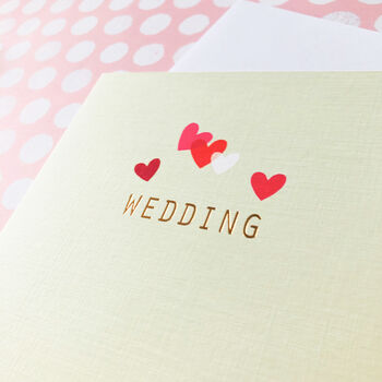 Gold Foiled Wedding Card, 4 of 5