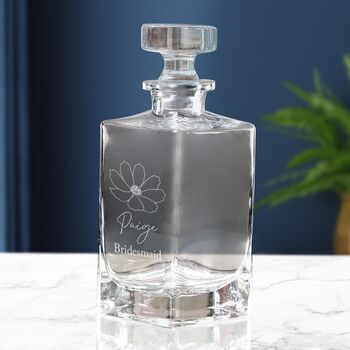 Personalised Bridesmaid Decanter Gift, 4 of 8