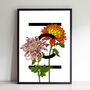 Personalised A To Z Flowers Alphabet Art Print, thumbnail 5 of 12