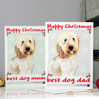 Personalised 'Buddy' Dog Christmas Card, 2 of 8