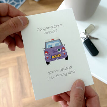 Personalised Driving Test Passed Card, 5 of 5