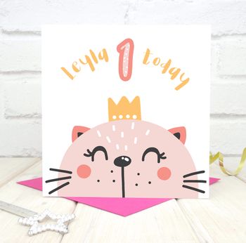 Personalised 'Party Animal' 1st Birthday Card, 2 of 4