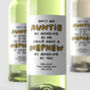 Personalised Wine Label 'Amazing Nephew', thumbnail 1 of 2