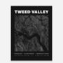 Tweed Valley Forest Park Contours Art Print, thumbnail 5 of 6