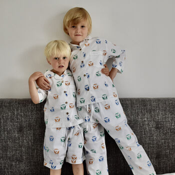 Classic Children's Pyjamas In Organic Cotton, 4 of 8