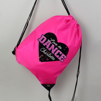 Personalised Dance Kit Drawstring Bag, 3 of 3