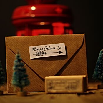 'Please Deliver To' Rubber Stamp, 3 of 4