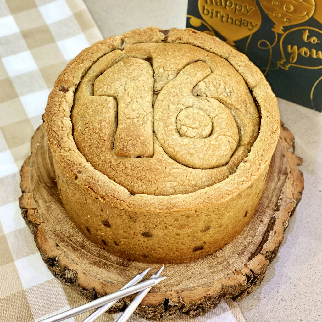 Birthday/Anniversary Cookie Pie With Stamped Number, 1 of 12