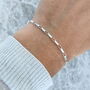 Sterling Silver Open Link Chain Bracelet, thumbnail 2 of 9