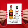 Funny Rum Christmas Card, thumbnail 1 of 3