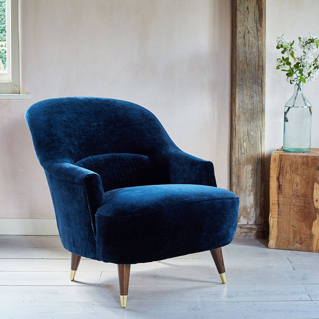 The New Pinta Armchair In Luxe Velvet, 1 of 9