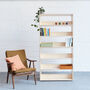 Tall Double Sided Plywood Bookcase Shelving Unit, thumbnail 1 of 6