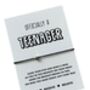 Officially A Teenager Wish Bracelet | Gift For A Teenager, thumbnail 4 of 7