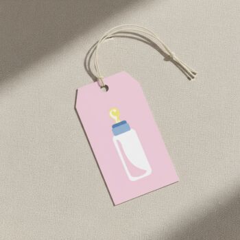 Adorable Baby Bottle Gift Wrapping Paper – Luxury And Sustainability Combined, 3 of 11