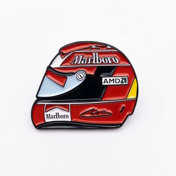 Michael Schumacher 2004 Helmet Enamel Pin, 2 of 4