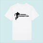 Men's Rugby T Shirt. Ssshh The Rugby's On, thumbnail 2 of 4