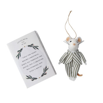 Little Bear Co. 'The Night…' Mouse Decoration, 6 of 6