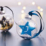 Personalised Star Initial Christmas Bauble, thumbnail 3 of 4