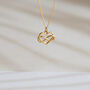 Sisters Necklace, Infinity Heart Pendant, Sterling Silver Personalised Sister Gift, thumbnail 10 of 10