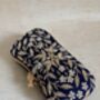 Navy Blue Frog Clasp Clutch, thumbnail 4 of 7
