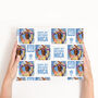 30th Birthday Personalised Photo Wrapping Paper, thumbnail 3 of 5