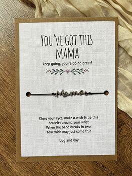 New Mummy / New Mum Wish Bracelet, 2 of 6