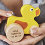 Personalised Wooden Toy Duck, thumbnail 1 of 2