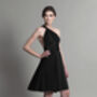 Black Multiway Knee Length Dress, thumbnail 8 of 8