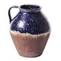 Caro Midnight Blue Large Vase With Handle, thumbnail 2 of 6