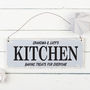 Personalised Wooden Kitchen Sign, thumbnail 1 of 3