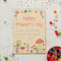 Personalised Happy Mothers Day Wooden Keepsake Card, thumbnail 3 of 5