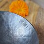 11th Anniversary Gift; Large Hammered Steel Bowl, thumbnail 2 of 10