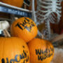 Set Of Three Halloween Pumpkin Stickers, thumbnail 4 of 9
