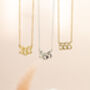 Personalised Sterling Silver Angel Number Necklace, thumbnail 1 of 7