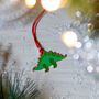 Dinosaur Christmas Tree Decoration, thumbnail 2 of 4