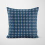 Personalised Blue Gingerbread House Cushion, thumbnail 5 of 7