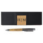 Personalised Initial And Name Cork Pen Box Set, thumbnail 4 of 5